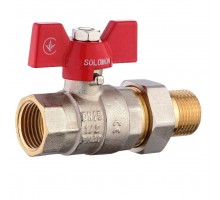 Кран шаровый американка Solomon 1/2" PN 40 прямой 