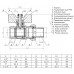 Кран шаровый американка Solomon 3/4" PN 40 прямой 