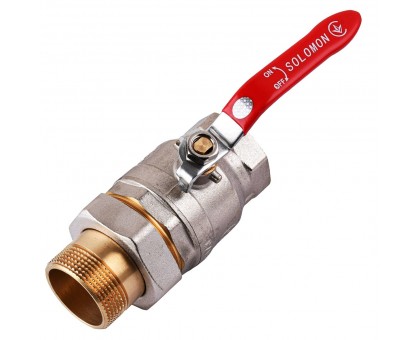 Кран кульовий американка прямий Solomon 2" Dn 50 мм PN 40