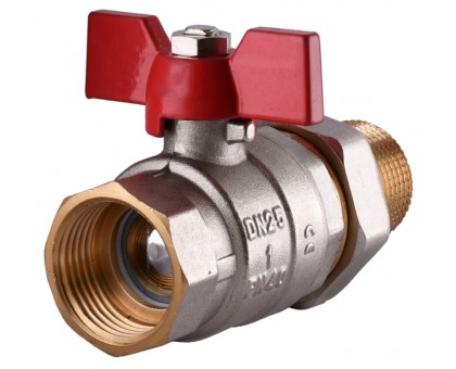 Кран шаровый американка Solomon 1" PN 40 прямой 