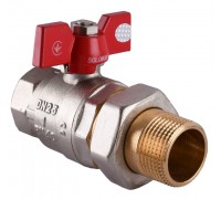 Кран шаровый американка Solomon 1" PN 40 прямой 