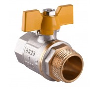 Кран шаровый прямой SOLOMON 1″ ВВ ЖБ PN40 B1007