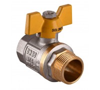 Кран шаровый прямой SOLOMON 3/4″ НВ ЖБ PN40 B1008