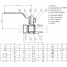Кран шаровый прямой SOLOMON 1 1/4″ НВ ЖБ PN40 В1002FM
