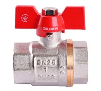 Кран шаровый Solomon 1" PN 40 ВВ