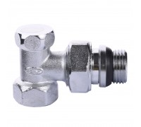 Кран радиаторный угловой SOLOMON 1/2" под ключ