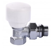 Кран радиаторный угловой SOLOMON 1/2" с резиновым уплотнителем