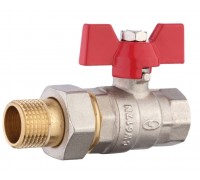 Кран шаровый американка Solomon 3/4" PN 40 прямой 