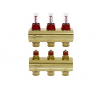Коллектор с расходомерами Danfoss FHF-3F (088U0523)