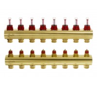 Коллектор с расходомерами Danfoss FHF-8F (088U0528)