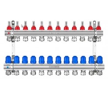 Коллектор теплого пола KOER KR.1210-12 1"x12 WAYS (KR5274)