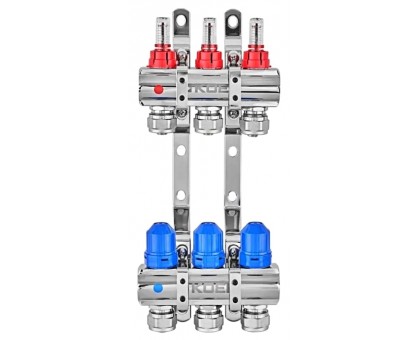 Колектор теплої підлоги KOER KR.1210-3 1"x3 WAYS (KR5265)