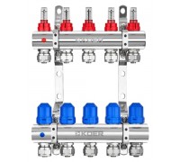 Колектор теплої підлоги KOER KR.1210-5 1"x5 WAYS (KR5267)