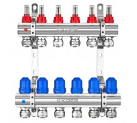 Колектор теплої підлоги KOER KR.1210-6 1"x6 WAYS (KR5268)