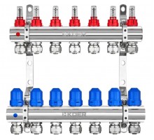 Коллектор теплого пола KOER KR.1210-7 1"x7 WAYS (KR5269)