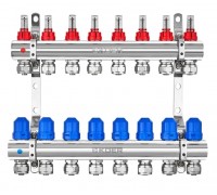 Колектор теплої підлоги KOER KR.1210-8 1"x8 WAYS (KR5270)