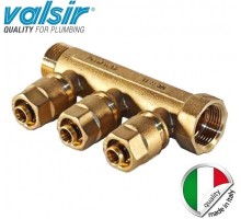 Коллектор латунный Valsir Pexal 3/4"x3x16 мм