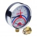 Термоманометр радиальный KOER KM.821R D=80мм (0-10 bar) 1/2''