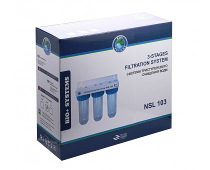 Система 3-х ступеневого очищення води Bio+systems NSL103 1/2"