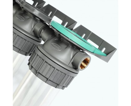 Фільтр ﻿колба прозора Ecosoft 3P TRIPLEX PET 3/4" 2,5"x10" 8 Бар (FTPP3P0130/G118)