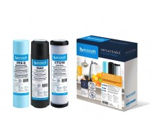 Комплект картриджей Ecosoft 1-2-3 улучшенный для фильтра обратного осмоса (CHV3ECO)