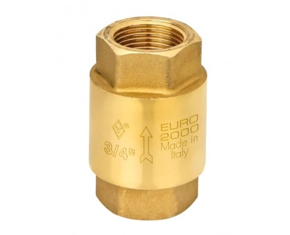 Клапан обратного хода Bugatti 1 1/2" (019200005) с латунным штоком