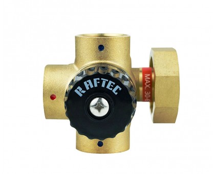 Четырехходовой клапан смесительного узла Raftec 1" Gold TH03