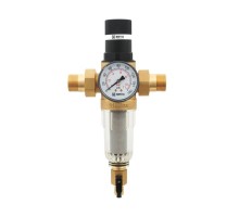 Редуктор давления с промывным фильтром RAFTEC RCFR01-C 1/2"