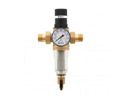 Редуктор давления с промывным фильтром RAFTEC RCFR01-C 1/2"