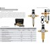 Редуктор давления с промывным фильтром RAFTEC RCFR01-C 1/2"