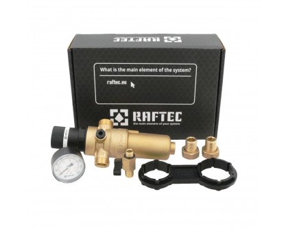 Редуктором давления ﻿с промывным фильтром RAFTEC RCFR01-H 1/2"