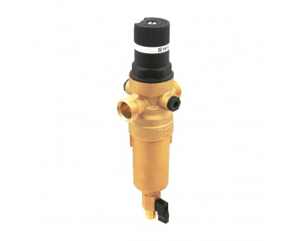 Редуктором давления ﻿с промывным фильтром RAFTEC RCFR01-H 1/2"