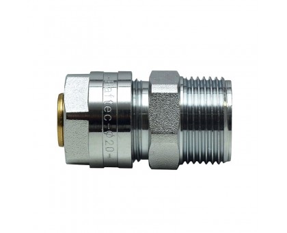 Муфта обжимная с наружной резьбой Raftec НР 16x1/2" MN-1601