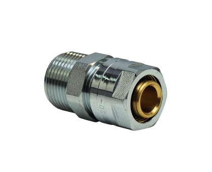 Муфта обжимная с наружной резьбой Raftec НР 16x1/2" MN-1601