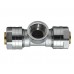 Обжимной ﻿тройник с внутренней резьбой Raftec 20x1/2"x20 ВВ TV-200120