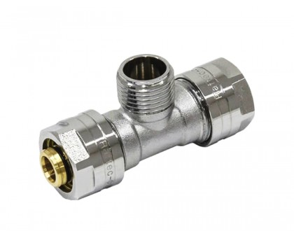 Обжимной ﻿тройник с наружной резьбой Raftec 20x1/2"x20 ЗЗ TN-200120