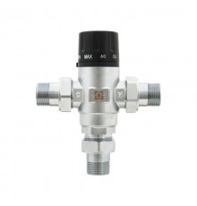Клапан ﻿смесительный трехходовой  Raftec DN20 ЗЗ 3/4" 30-60°С RTSM02