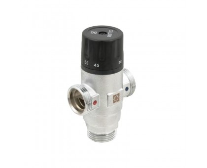 Смесительный трехходовой клапан Raftec DN20 ЗЗ 3/4" 30-60°С RTSM02