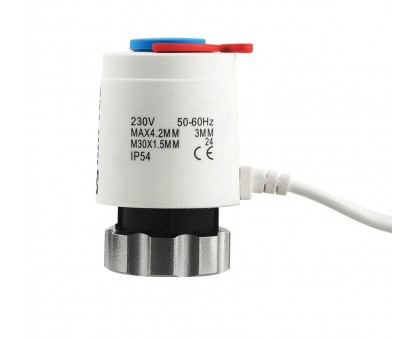 Сервопривід Raftec RSNC-30 М30x1.5 нормально закритий