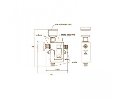 Сифон для кондиционеров и тепловых насосов REDI DN20-26-30 (199CLPP)