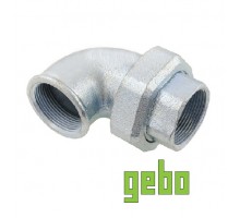 Американка чавунна кутова Gebo ВВ DN32 1 1/4"