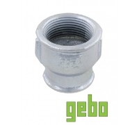 Муфта чугунная редукционная Gebo ВВ DN40хDN25 1 1/2"x1"