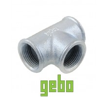 Трійник чавунний Gebo ВВВ DN25 1"