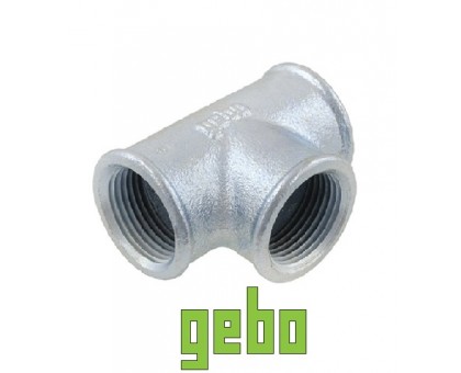 Тройник чугунный Gebo ВВВ DN25 1"
