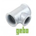 Трійник чавунний редукційний Gebo ВВВ DN25хDN15хDN25 1"x1/2"x1"