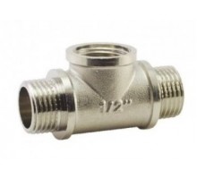 Трійник Selba 1/2" ЗВЗ нікель SL8802