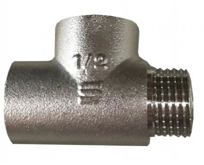 Трійник Selba 1/2" ЗВВ нікель SL8802