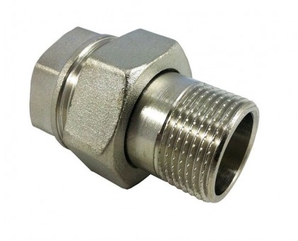 Сгон-американка Solomon 1 1/4" прямая никель