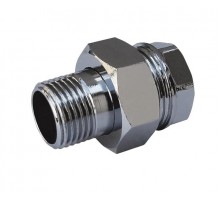Сгон-американка Solomon 1/2" прямая хром