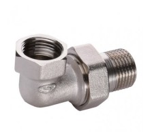 Сгон-американка Solomon 1/2" угловая никель